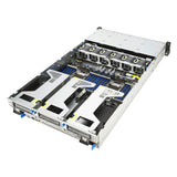 ASUS RS720-E12-RS24G Stativ (2U) Sort, Sølv