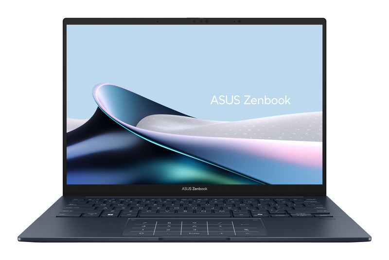 ASUS Zenbook 14 OLED UX3405CA-PZ217W Intel Core Ultra 7 255H Laptop 35,6 cm (14") Berøringsskærm WUXGA 32 GB LPDDR5x-SDRAM 1 TB SSD Wi-Fi 7 (802.11be) Windows 11 Home Blå