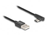DeLOCK 80033 USB-kabel USB 2.0 3 m USB A USB C 0,48 Gbit/sek. Sort