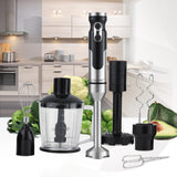 Maestro MR-567 blender Nedsænkning blender 1000 W Sort, Rustfrit stål