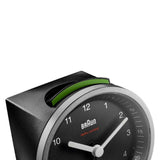 Braun BC07SB-DCF Quartz alarmur Sort, Sølv