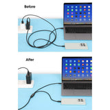 Manhattan 355810 USB-kabel 2 m USB C 2 x USB C 100 W Sort