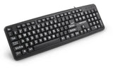 Esperanza EK129 tastatur HTPC USB QWERTY UK engelsk Sort