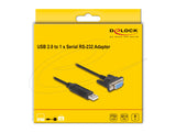 DeLOCK 67381 USB-kabel USB 2.0 0,5 m USB A Sort