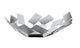 Alessi MT01 serveringskurv Rustfrit stål Grå, Transparent