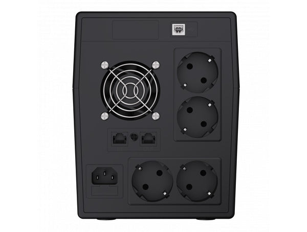 Green Cell UPS04 UPS-enhed Interaktivt indgangsstik 1,999 kVA 900 W 5 AC stikkontakt(er)