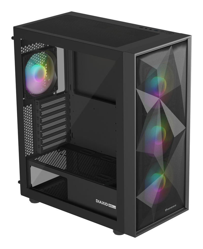 GENESIS Diaxid 605 ARGB Midi Tower Sort