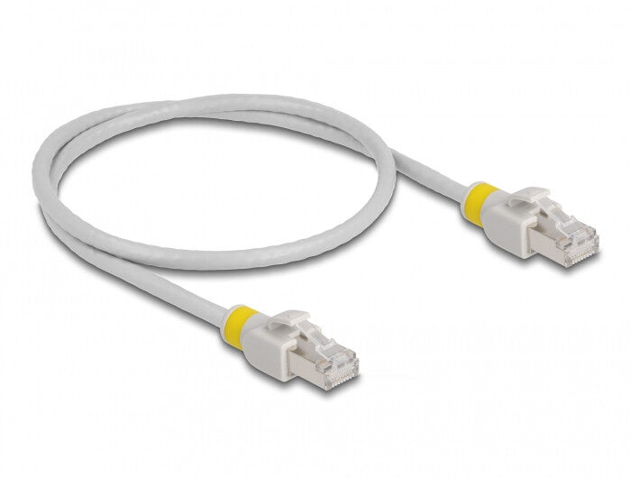 DeLOCK 80117 netværkskabel Grå 0,5 m Cat6a S/FTP (S-STP)