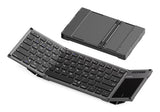 Inateck KB06101_STEEL GRAY tastatur Hjem RF trådløs + Bluetooth QWERTZ Engelsk Sort