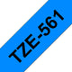 Brother TZE-561 etiketbånd Sort på blå