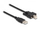 DeLOCK 87198 USB-kabel USB 2.0 1 m USB A USB B 0,48 Gbit/sek. Sort