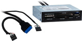 Inter-Tech CI-01 kortlæser USB 3.2 Gen 1 (3.1 Gen 1) Intern Sort