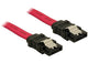 DeLOCK SATA Cable - 0.7m SATA-kabel 0,7 m Rød