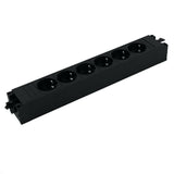 Bachmann 906.12640 stikdåse 6 AC stikkontakt(er) Indendørs Sort