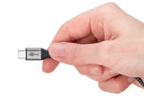 Goobay 70277 USB-kabel USB 2.0 3 m USB C 0,48 Gbit/sek. 60 W Sort, Grå