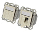 EFB Elektronik ET-25130.1V1 stikkontakt 2 x RJ-45 Hvid