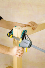wolfcraft GmbH 3032000 klemme Skruetvinge 45 cm Grøn, Grå, Gul