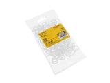 DeLOCK 22062 kabelorganisator Universel Kabelklemme Transparent 100 stk