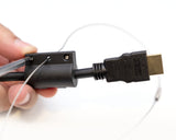 Deltaco Modulær HDMI-adapterring, HDMI til USB-C, sort