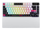 ASUS ROG Azoth X tastatur Spil USB + RF Wireless + Bluetooth Schweizisk Sort, Hvid