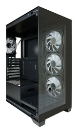 LC-Power LC-715B-ON computeretui Midi Tower Sort
