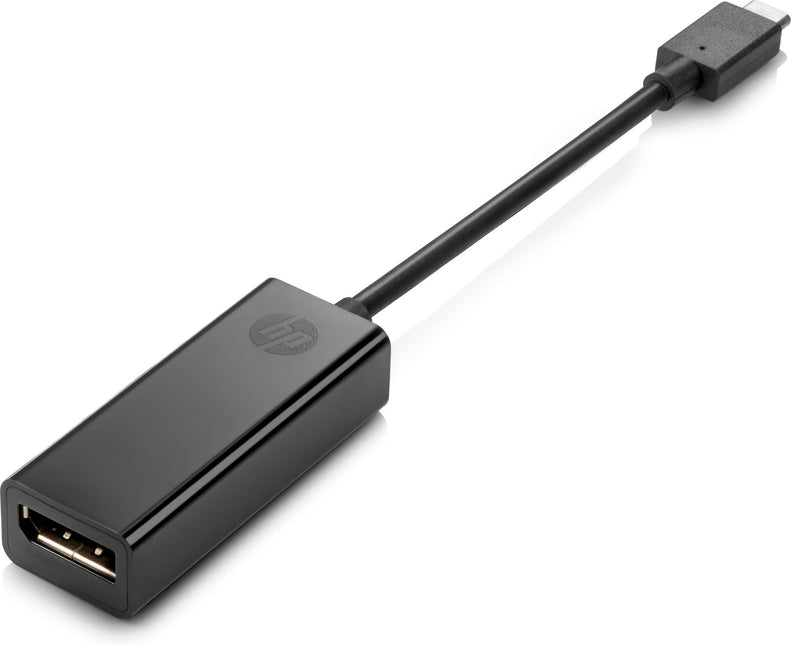HP USB-C to DP Adapter USB grafisk adapter Sort