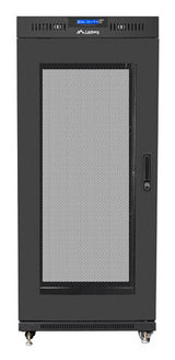 Lanberg FF01-6827-23BL stativ 27U Fritstående reol Sort