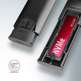 Axagon EEM2-GTS2 drevkabinet SSD kabinet Sort M.2