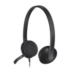 Logitech 981-000507 hovedtelefoner/headset Ledningsført Kontor/Callcenter Sort