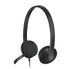 Logitech 981-000507 hovedtelefoner/headset Ledningsført Kontor/Callcenter Sort