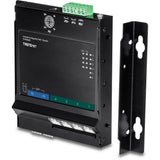 Trendnet TI-PG62F netværksswitch Gigabit Ethernet (10/100/1000) Strøm over Ethernet (PoE) Sort