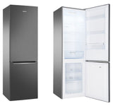 Amica FK2995.2FTH(E) Fritstående 250 L Sort, Rustfrit stål