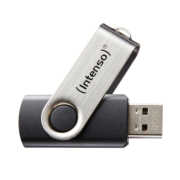 Intenso Basic Line USB-nøgle 32 GB USB Type-A 2.0 Sort, Sølv