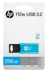 HP 712w USB-nøgle 256 GB USB Type-A 3.2 Gen 1 (3.1 Gen 1) Blå