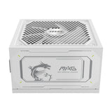 MSI MAG A1000GL PCIE5 WHITE enhed til strømforsyning 1000 W 24-pin ATX ATX Hvid