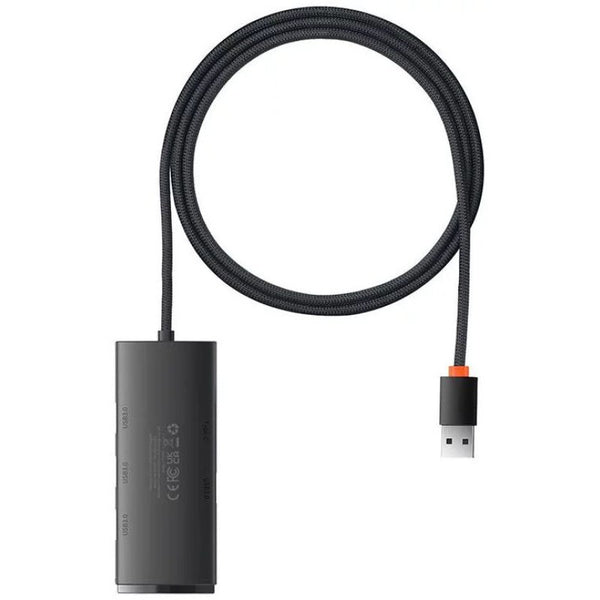 Baseus WKQX030101 interface hub USB 3.2 Gen 1 (3.1 Gen 1) Type-A 5000 Mbit/s Sort