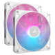 Corsair iCUE LINK RX140 RGB Computerkabinet Ventilator 14 cm Hvid 2 stk