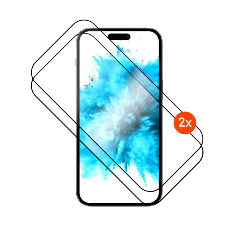 FIXED FIXGFADA-1603-BK Skærm og -bagsidebeskytter til mobiltelefon Klar skærmbeskytter Apple 2 stk