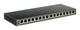 D-Link DGS-1016S Ikke administreret Gigabit Ethernet (10/100/1000) Sort