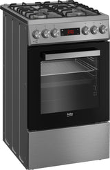 Beko FSM52320TXDT Fritstående komfur Elektrisk Gaskomfur Rustfrit stål