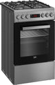 Beko FSM52320TXDT Fritstående komfur Elektrisk Gaskomfur Rustfrit stål