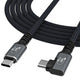 Wozinsky 5907769376696 USB-kabel USB4 Gen 2x2 1 m USB C 40 Gbit/sek. 240 W Sort