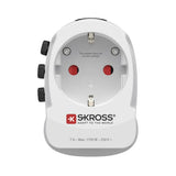 Hama 00223477 strømstik adapter Modulær Type C (Europlug)+Type F Hvid