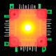 ALLNET 126140 LED Rød