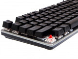 iBox AURORA K-4 tastatur Spil USB QWERTY Sort, Sølv