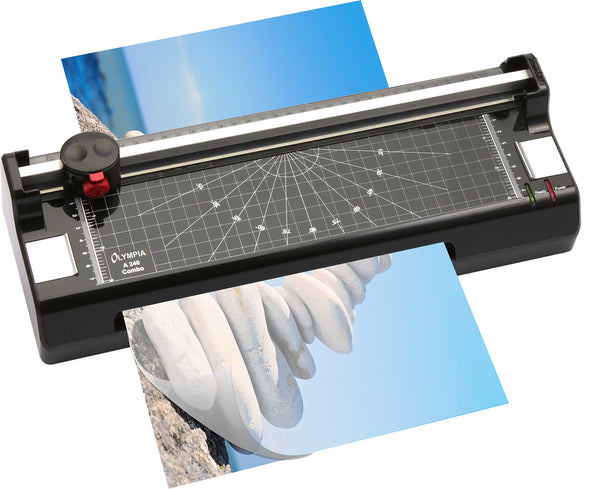 Olympia A 240 Combo Kold/varm lamineringsmaskine 250 mm/min Sort