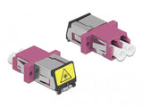 DeLOCK 86901 fiber adapter LC/LC 1 stk Violet