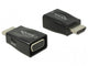 DeLOCK 65902 kabel kønsskifter HDMI A VGA Sort