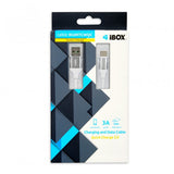 iBox IKUMTCWQC USB-kabel USB 2.0 1,5 m USB A USB C 0,48 Gbit/sek. Hvid