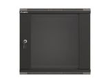 Lanberg WF03-5309-10B stativ 9U Vægmonteret stativ Sort